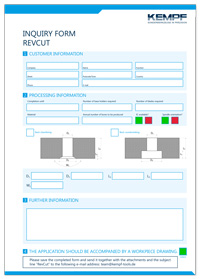 RevCut deburring tool inquiry form