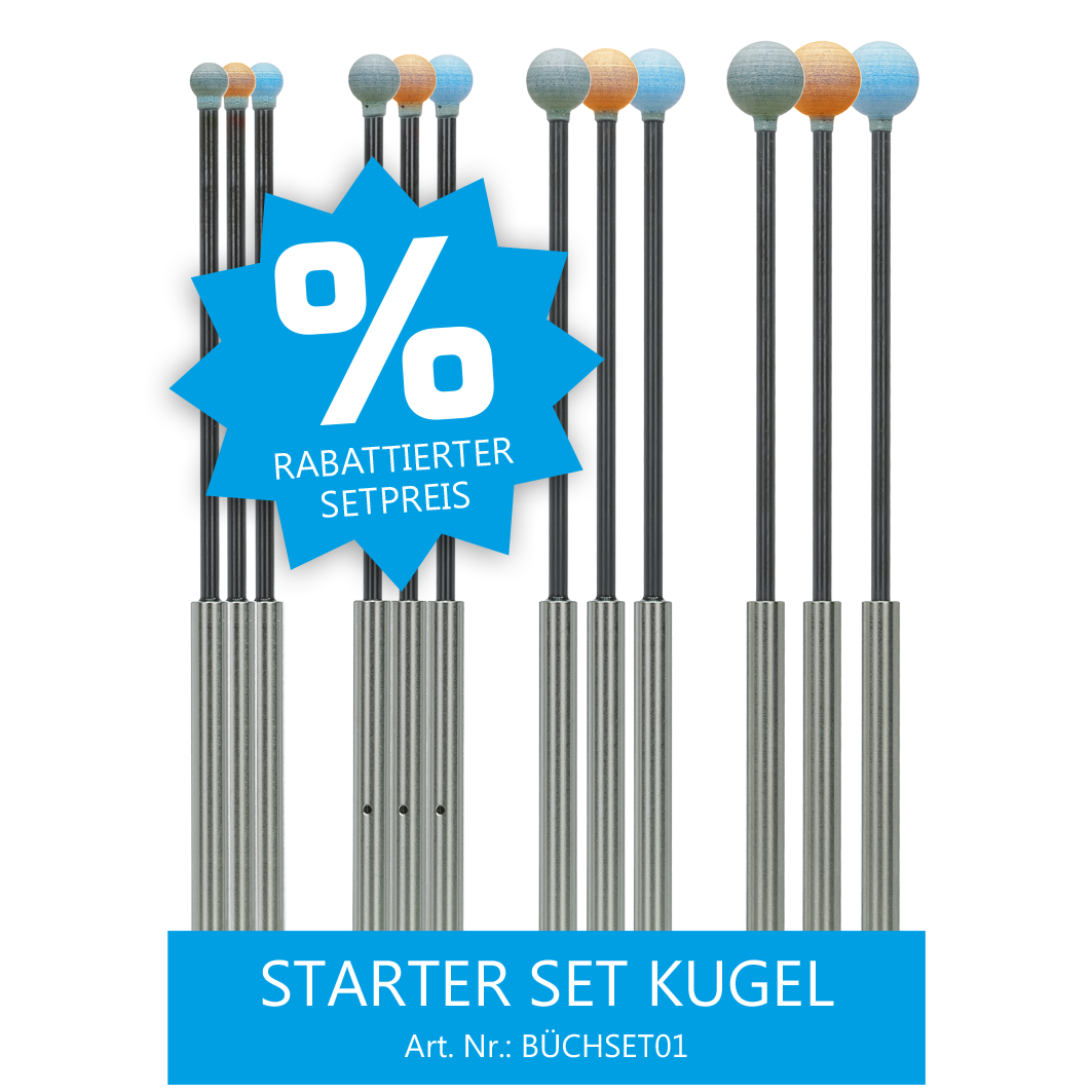 AKTIONSSET Keramik-Schleifstifte Starter Set Kugel