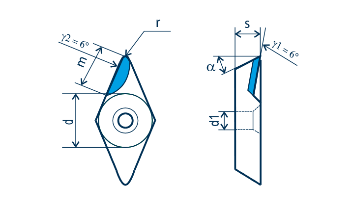 PKD-Wendeplatte VBGT