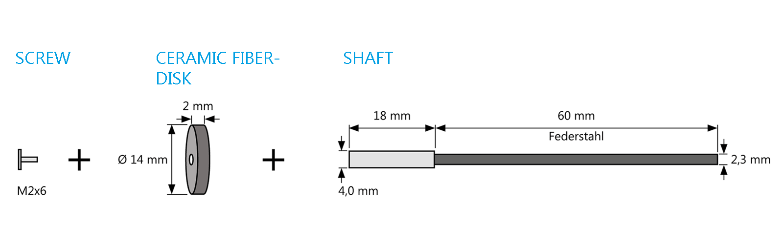 Ceramic fiber disk - construction
