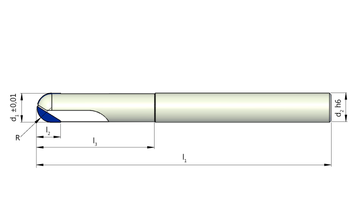 CVD-Radiusfräser KFB950