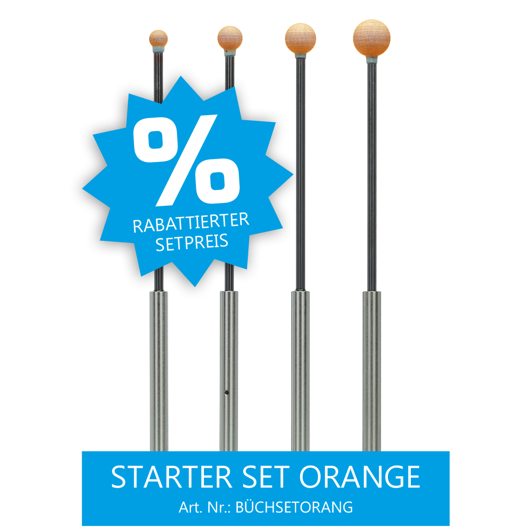 AKTIONSSET Keramik-Schleifstifte Starter Set Orange