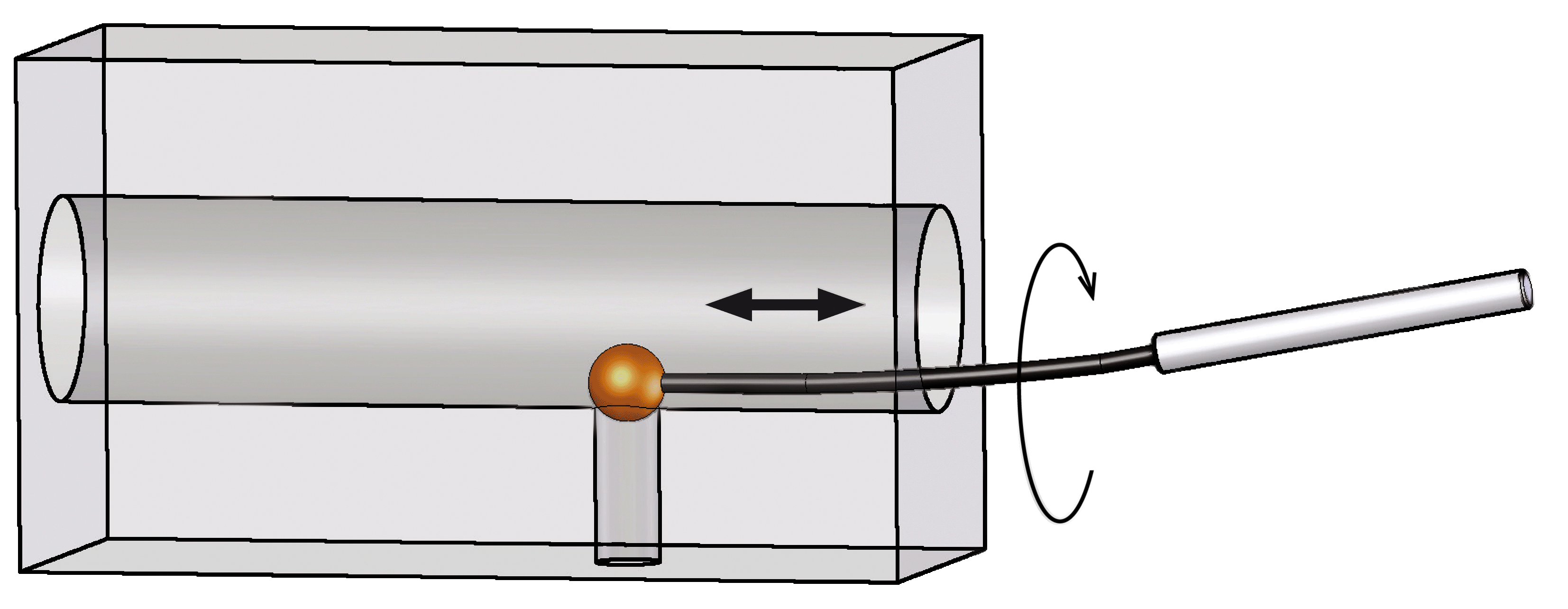KEMPF-Xebec-Schleifstift-mit-flex-Schaft-Querbohrungx