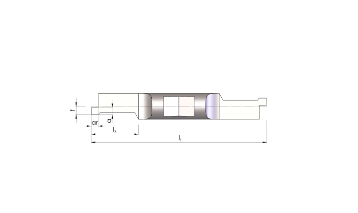 Mini Schneideinsätze Ø5,5 Innen-Axial-Nut-Stechen