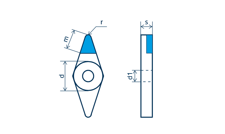 PKD-Wendeplatte VNGA