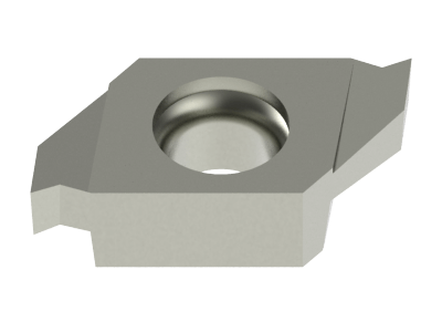 Carbide Grooving Insert for Aluminium, Copper Alloys, Plastics, Stainless Steel and Special Alloys